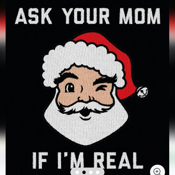 NWOT Tipsy Elves Naughty Santa Crewneck Ugly Christmas Party Sweater - Picture 2 of 3